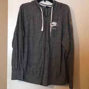 Nike zipped hooded jacket